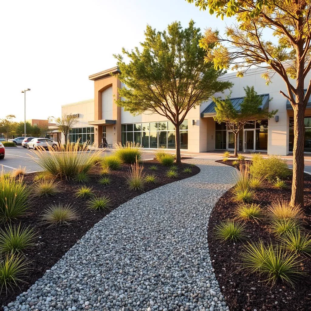 Commercial Landscape Renovation in Orangevale, CA — McGuire Earth Works Commercial Landscape Renovation project in Orangevale, California by McGuire Earth Works