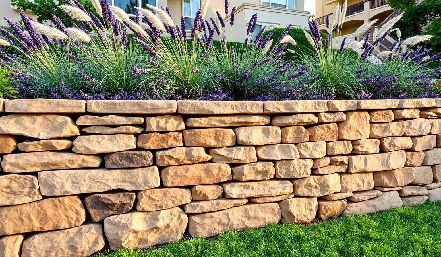 Natural Stone Retaining Walls in Orangevale, CA — McGuire Earth Works Natural Stone Retaining Walls project in Orangevale, California by McGuire Earth Works