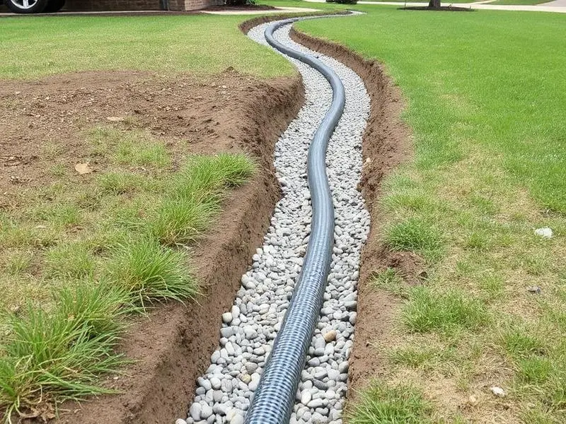 Drainage Solutions in Orangevale, CA Drainage Solutions service example in Orangevale, CA by McGuire Earth Works