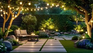 diy landscape lighting design