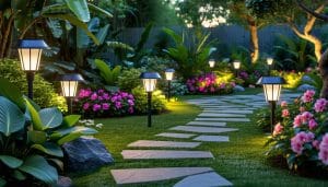 solar-powered landscape lighting solutions