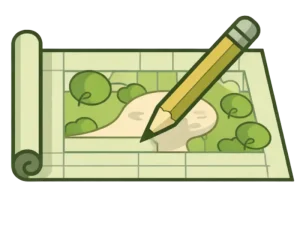 Landscape Design Illustration Icon